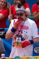 Nathan's Fourth of July hot dog eating contest, New York, America - 04 Jul 2011