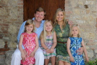 QUEEN BEATRIX  of the Netherlands and family at their vacation home in Italy
