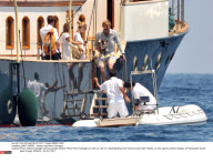 SAINT-TROPEZ : Andrea and Pierre Casiraghi