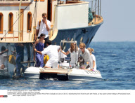 SAINT-TROPEZ : Andrea and Pierre Casiraghi