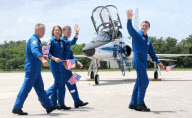 Atlantis crew arrives for final Space Shuttle flight