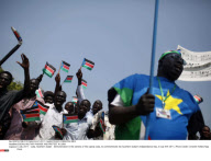 SUDAN: MILITARY PARADE AND PROTEST IN JUBA