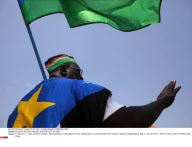 SUDAN: MILITARY PARADE AND PROTEST IN JUBA