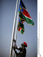 SUDAN: MILITARY PARADE AND PROTEST IN JUBA