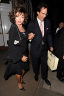 Joan Collins leaving Harry's Bar, London, Britain - 06 Jul 2011