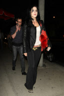 Kat Von D dines at BOA Steakhouse