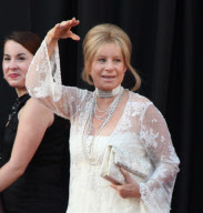 Barbra Streisand at the BAFTA dinner for Prince William and Kate Middleton