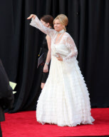 Barbra Streisand at the BAFTA dinner for Prince William and Kate Middleton