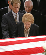 USA President Ford's Casket Arrives in DC