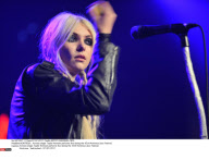 MONTREUX : Actress singer Taylor Momsen performs live during the 45th Montreux Jazz Festival.