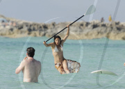 MICHELLE RODRIGUEZ ON HOLIDAY IN FORMENTERA