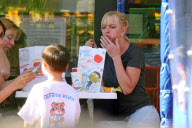*EXCLUSIVE* Jaime Pressly has a little Karate Kid in the Making