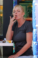 *EXCLUSIVE* Jaime Pressly has a little Karate Kid in the Making