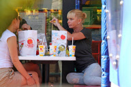 *EXCLUSIVE* Jaime Pressly has a little Karate Kid in the Making