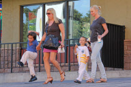 *EXCLUSIVE* Jaime Pressly has a little Karate Kid in the Making