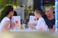 *EXCLUSIVE* Jaime Pressly has a little Karate Kid in the Making