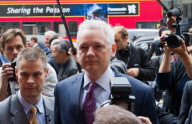 Julian Assange extradition hearing, High Court, London, Britain - 13 Jul 2011