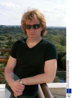 JON BON JOVI PROMOTING NEW ALBUM IN ROME.