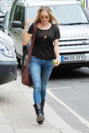 Florence Brudenell-Bruce out and about in Notting Hill