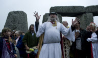 Summer Solstice is celebrated at Stonehenge, Wiltshire, Britain - 21 Jun 2011