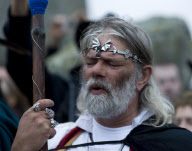 Summer Solstice is celebrated at Stonehenge, Wiltshire, Britain - 21 Jun 2011