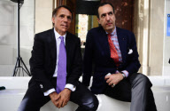Alvaro de Marichalar (ex husband of INFANTA ELENA) in Barcelona Fashion Universidad Barcelona
