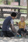 *EXCLUSIVE* Pete Wentz : Weekend Playdate with Bronx