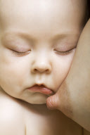 Intimate views of baby and breastfeeding