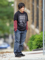 Vanessa Hudgens is Unrecognizable on the set of 'Gimme Shelter'