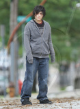 Vanessa Hudgens is Unrecognizable on the set of 'Gimme Shelter'