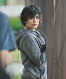 Vanessa Hudgens is Unrecognizable on the set of 'Gimme Shelter'