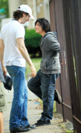 Vanessa Hudgens is Unrecognizable on the set of 'Gimme Shelter'