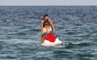 GERARD PIQUE JETSKI TIME IN MIAMI BEACH WITH SOME FRIENDS
