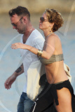 EXC - SARAH HARDING AND FIANCE TOM CRANE ON HOLIDAY