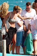 EXC - SARAH HARDING AND FIANCE TOM CRANE ON HOLIDAY