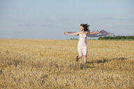 woman in nature