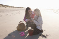 Windswept Mother & Daughter