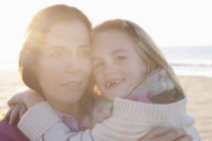Windswept Mother & Daughter