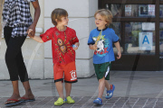 *EXCLUSIVE* Sean and Jayden Federline get some new toys from the Nanny