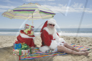 Santa in the Sun