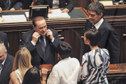 Italian lower house passes austerity package, Rome, Italy - 15 Jul 2011