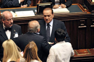 Italian lower house passes austerity package, Rome, Italy - 15 Jul 2011