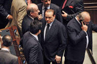 Italian lower house passes austerity package, Rome, Italy - 15 Jul 2011