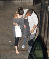 Selena Gomez Leaves Out the Back Door of Geisha House Barefoot