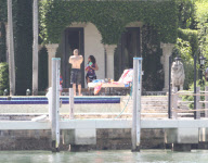 Alicia Keys enjoys some pool fun with her son Egypt and family. Alicia also got cuddles and kisses as she took some time out ahead of the Zo's Summer Groove this weekend
