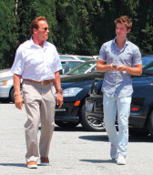 Arnold and Patrick vising hospital