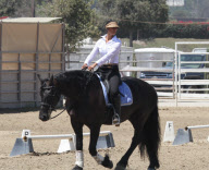EXCLUSIVE Leona Lewis horseback riding with no helmet
