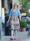 Dianna Agron Runs Errands All Day Long