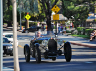 Jay Leno Leaves NBC Studios in his Hot Rod
