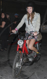 Daveigh Chase leaving the NYLON Magazine party in style!